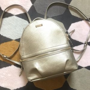 Joe’s Jeans Gold leather backpack